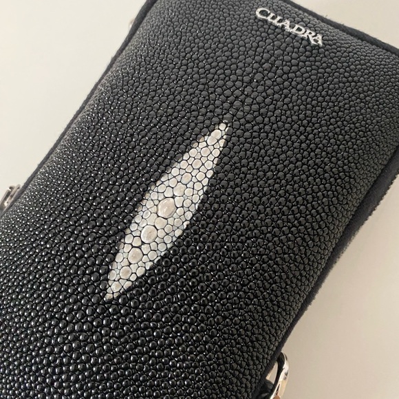 Cuadra Exotic Stingray Crossbody Bag - Picture 8 of 13